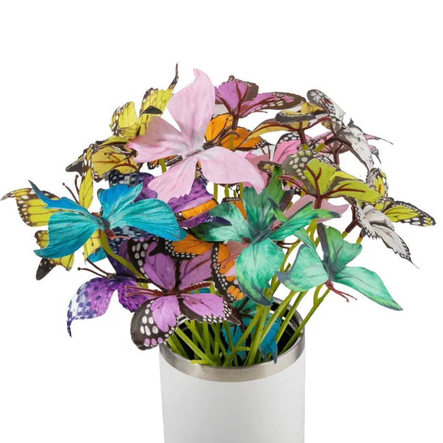 Craft Buddy Forever Flowerz Butterfly 3D Blooms bloemenkit 8 stuks