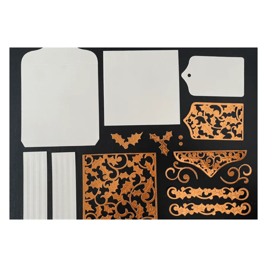Craft Buddy Holiday Holly snijmallen set 16-delig portemonnee