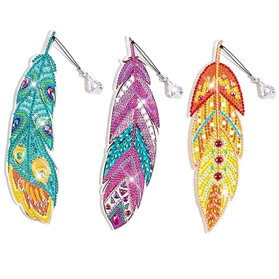 Figured'Art diamond painting bladwijzers 3 stuks 5x20 cm