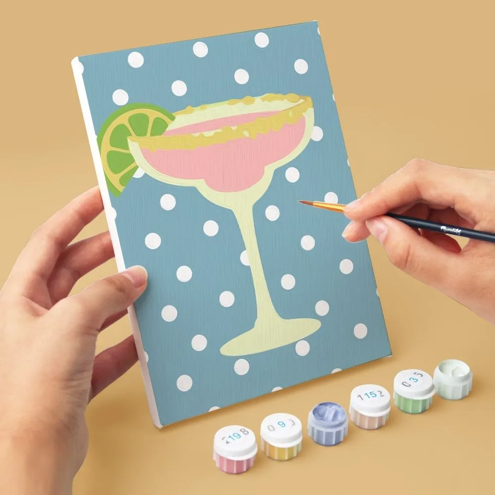 Figured'Art Pop Art Cocktails mini schilderen op nummer 6x 15x20 cm