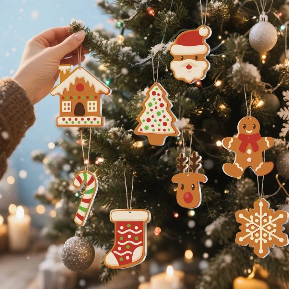 Figured'Art Kerstkoekjes kerstornamenten schilderen op nummer