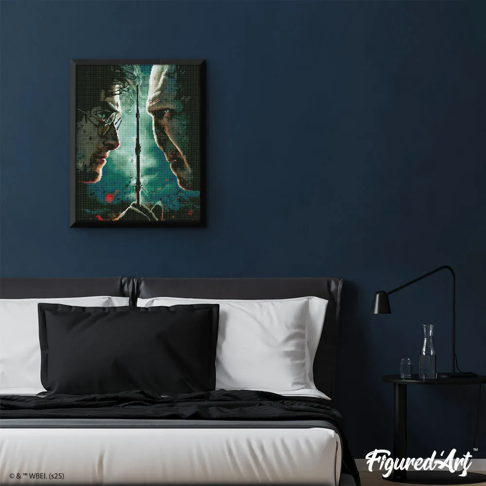 Figured'Art Harry Potter tegen Voldemort diamond painting 40x50cm
