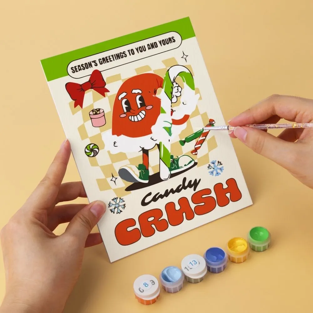 Figured'Art Mini Serie Kerstmis in stripstijl schilderen op nummer