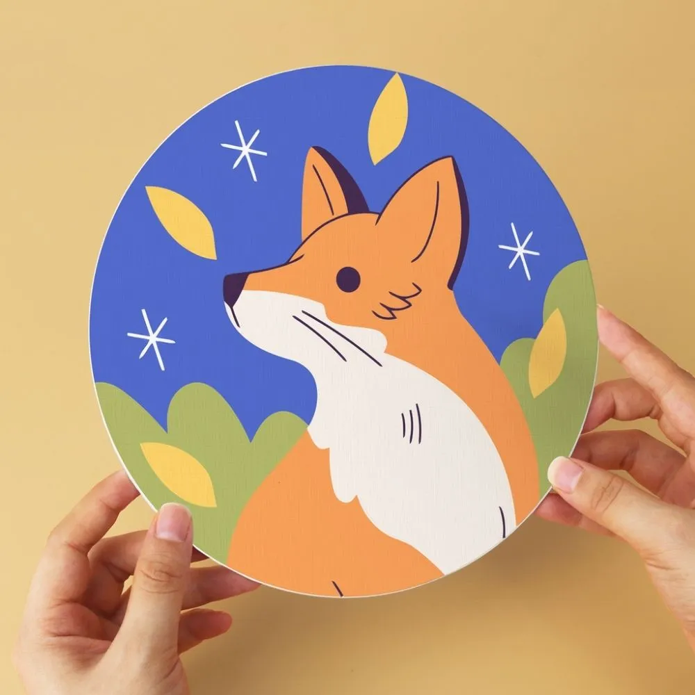 Figured'Art Fluisteringen Wildernis schilderen op nummer Ø20cm 6x