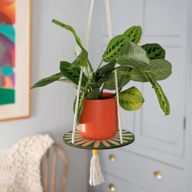 Studio Wald Daisy plantenhanger 20 cm groen seconds