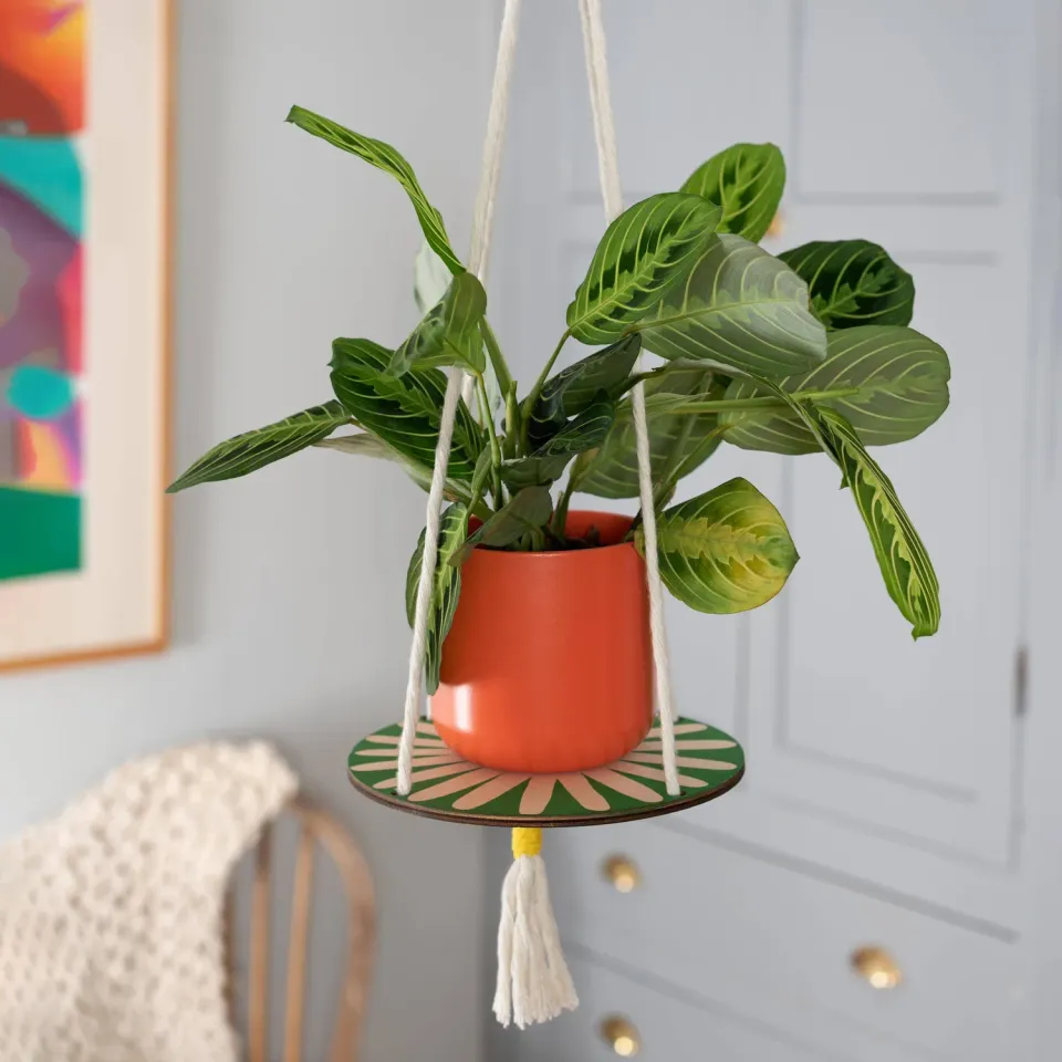 Studio Wald Daisy plantenhanger 20 cm groen seconds
