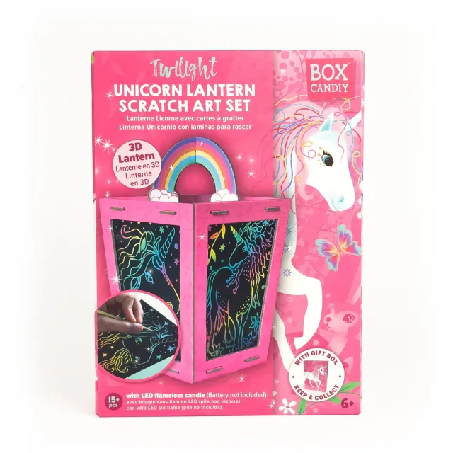Box Candiy Twilight Unicorn Lantern kras lantaarn