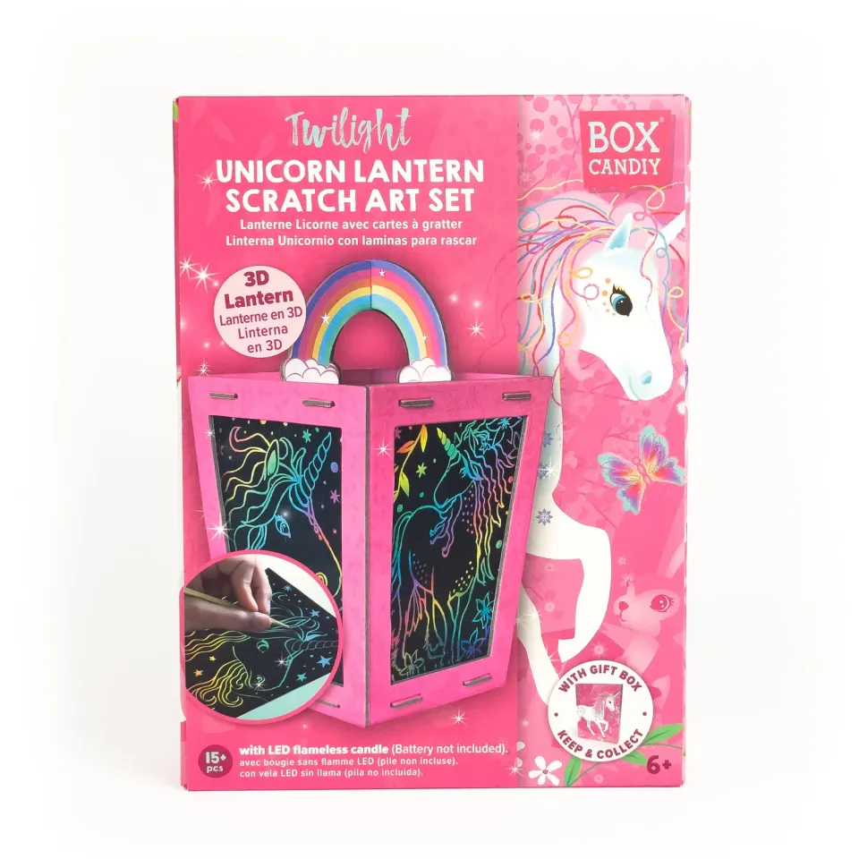 Box Candiy Twilight Unicorn Lantern kras lantaarn