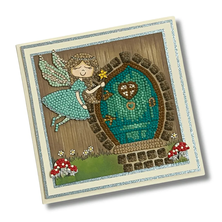 Craft Buddy Crystal Art Fantasy Fairy Door stempelset A6 15 stuks