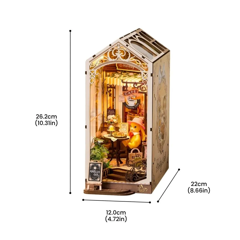 Figured'Art Vakantiecafé Book Nook Bouwpakket met LED
