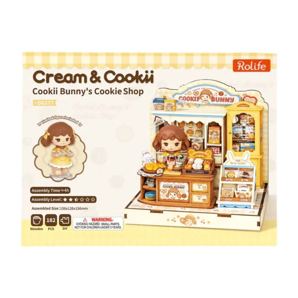 Figured'Art Cookii konijns koekjeswinkel 3D puzzel 182 stuks