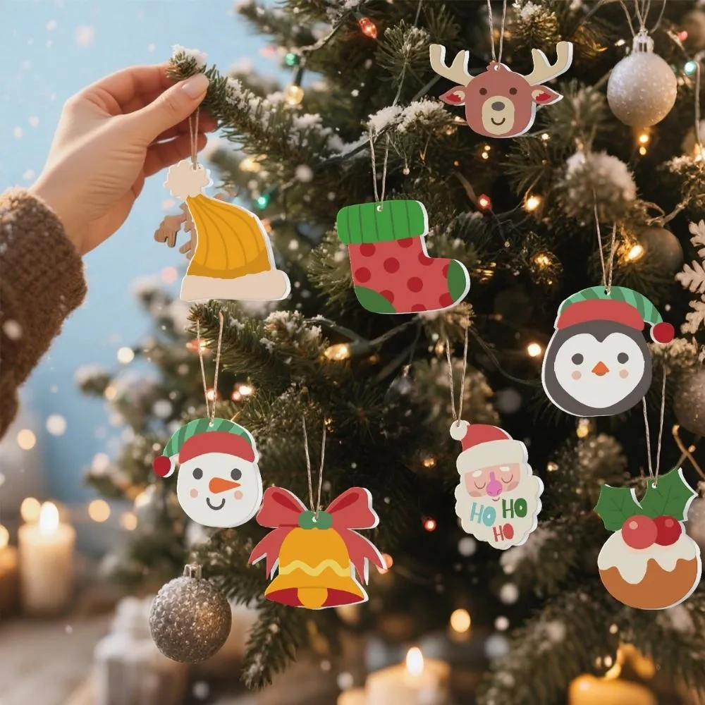 Figured'Art Rendier Kerstman Sokken kerstornamenten schilderen op nummer