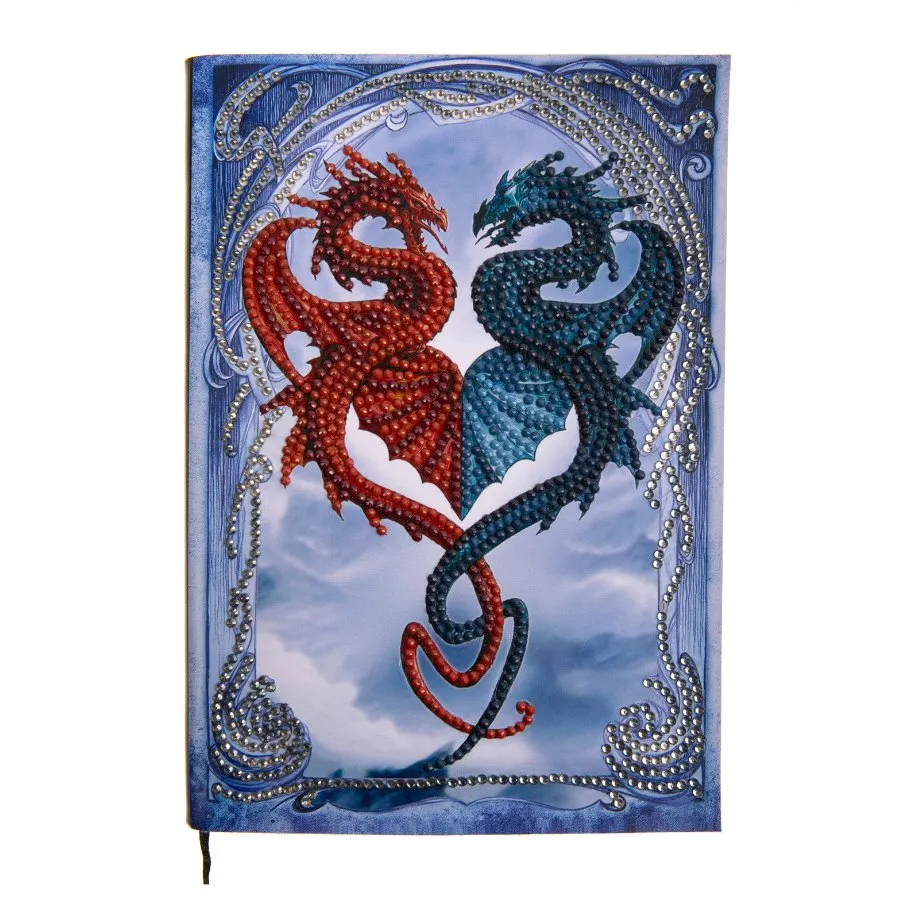 Craft Buddy Crystal Art Dragons Tryst planner A5 agenda