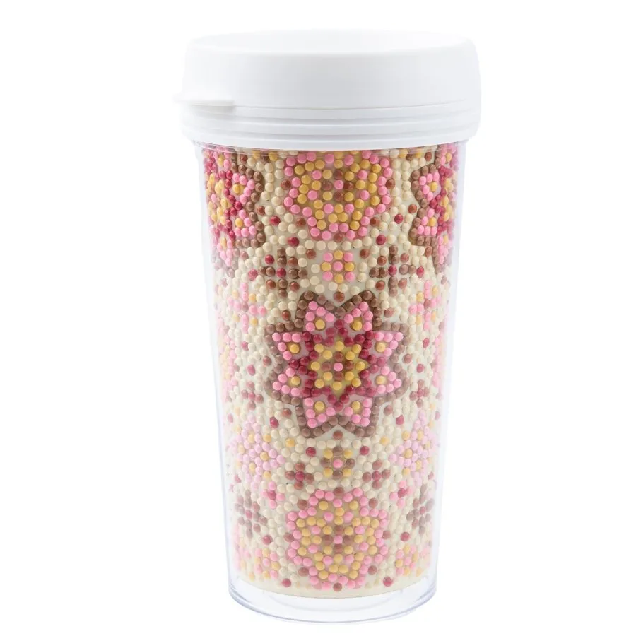 Craft Buddy Crystal Art Floral and Mandala tumbler 2-pack 470 ml