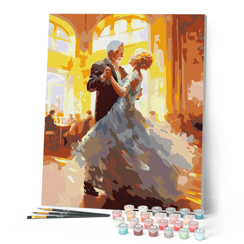 Figured'Art Wals van de Gouden Jaren schilderen op nummer 40x50 cm