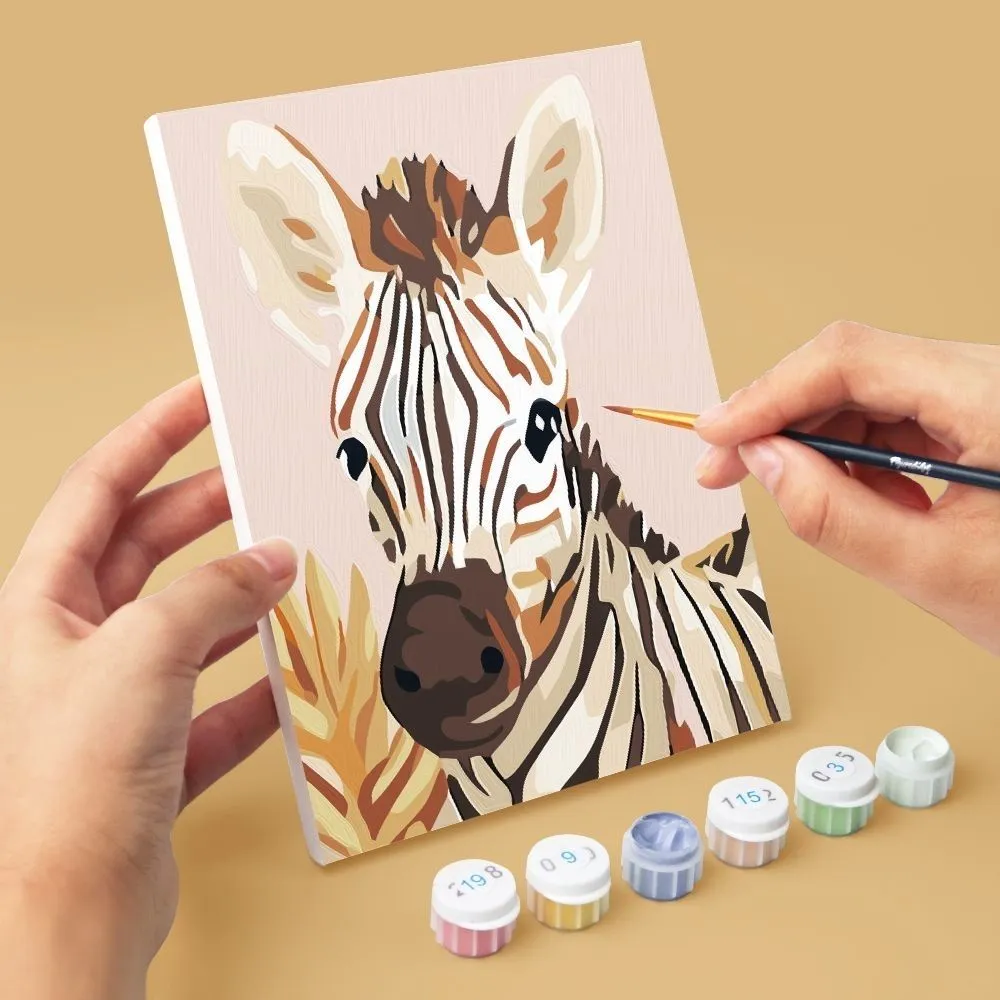 Figured'Art Wildlife Portretten mini schilderen op nummer 15x20 cm