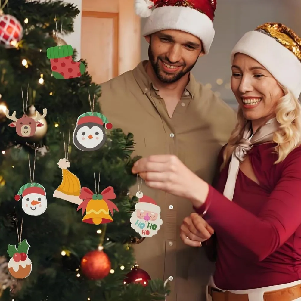 Figured'Art Rendier Kerstman Sokken kerstornamenten schilderen op nummer