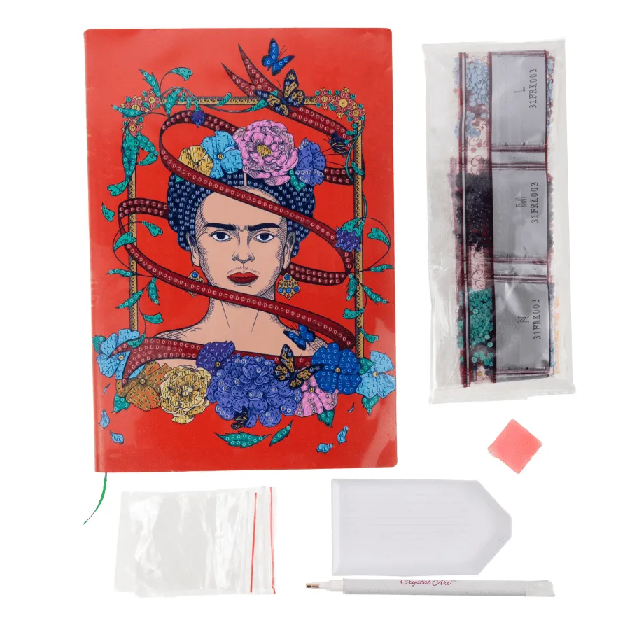 Craft Buddy Crystal Art Frida Kahlo Planner A5 diamond painting agenda