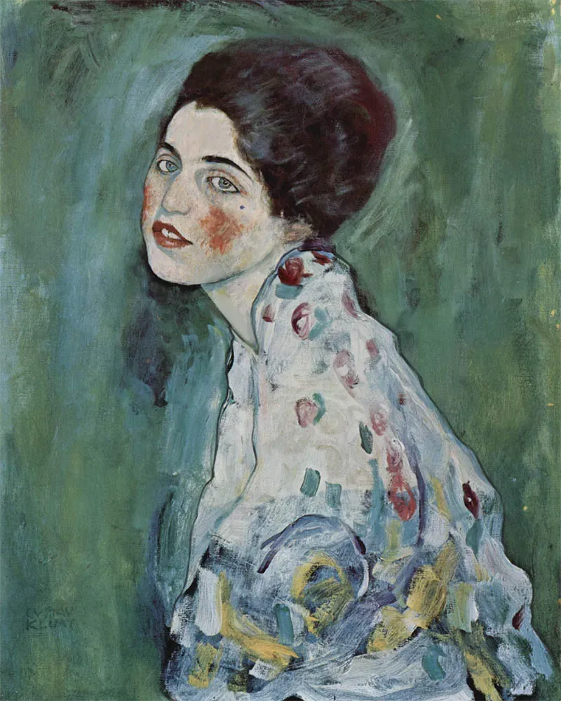 Figured'Art Schilderen op Nummer Klimt Portret van een dame 40x50 cm