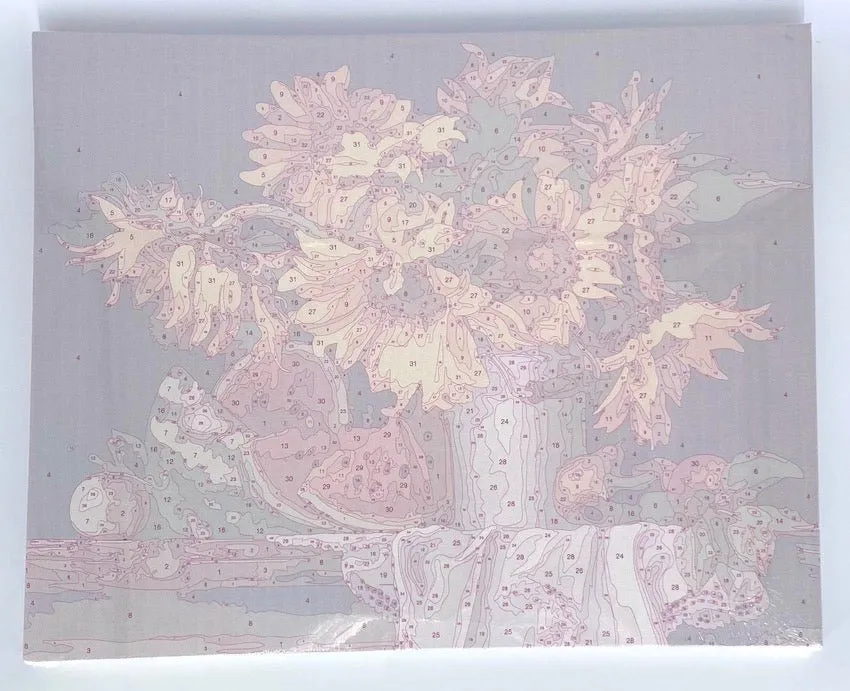 Craft Buddy Summer Table schilderen op nummer canvas 40x50 zomer
