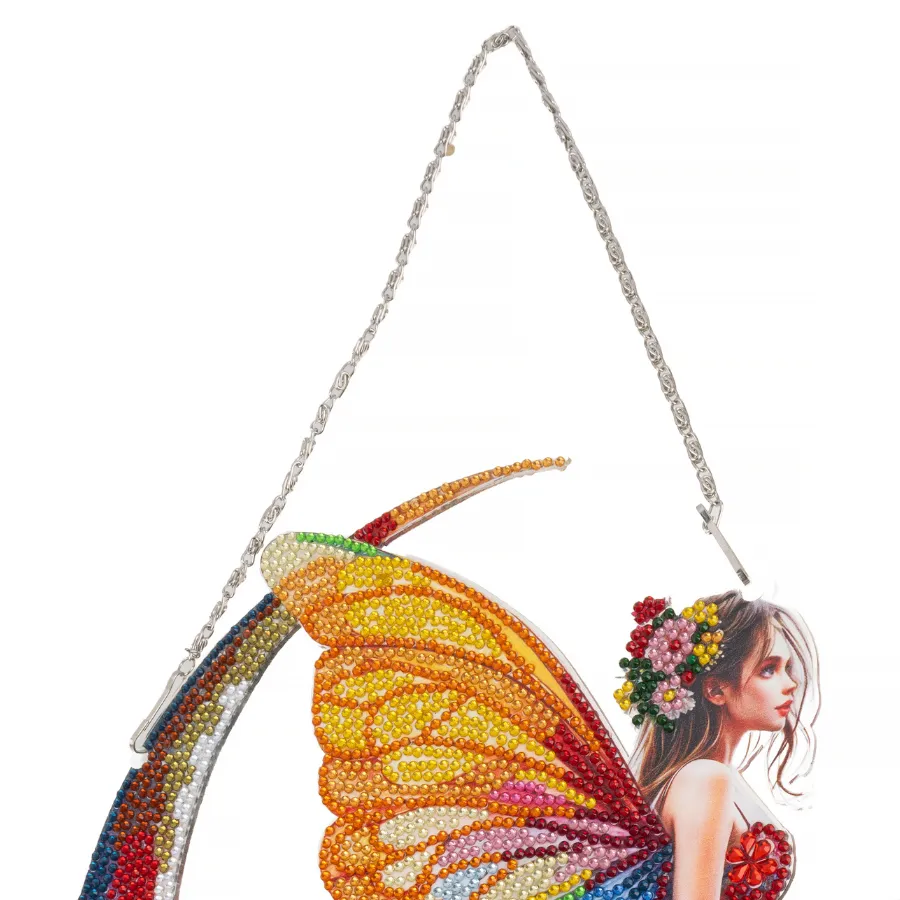 Craft Buddy Crystal Art Moon Flower Fairy Hanger 27,5 cm