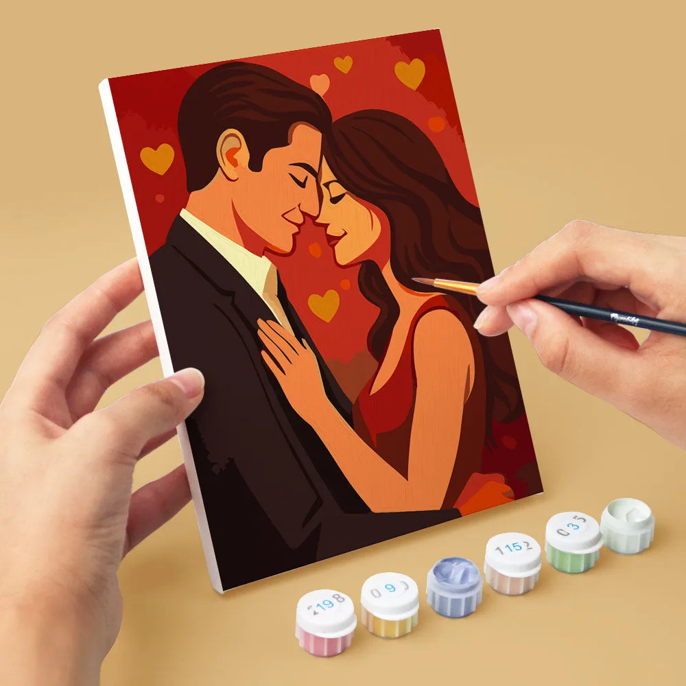Figured'Art Romantiek en Liefde mini schilderen op nummer 6x15x20