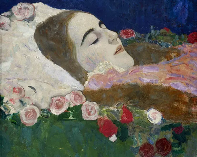 Figured'Art Klimt Ria Munk diamond painting 40x50cm vierkant