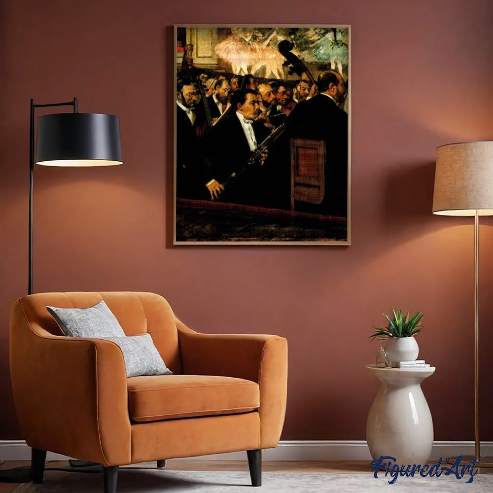 Figured'Art Het orkest in de opera Degas diamond painting 40x50 cm