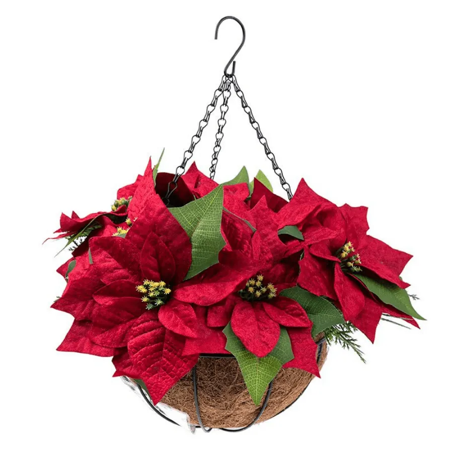 Craft Buddy Forever Flowerz Poinsettia LED hangmand knutselset 10 bloemen