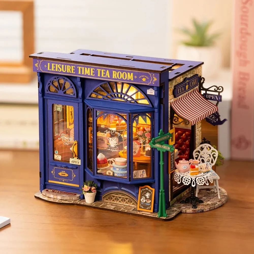 Figured'Art Theekamer Vrije Tijd miniatuurhuis 24cm 304 delen