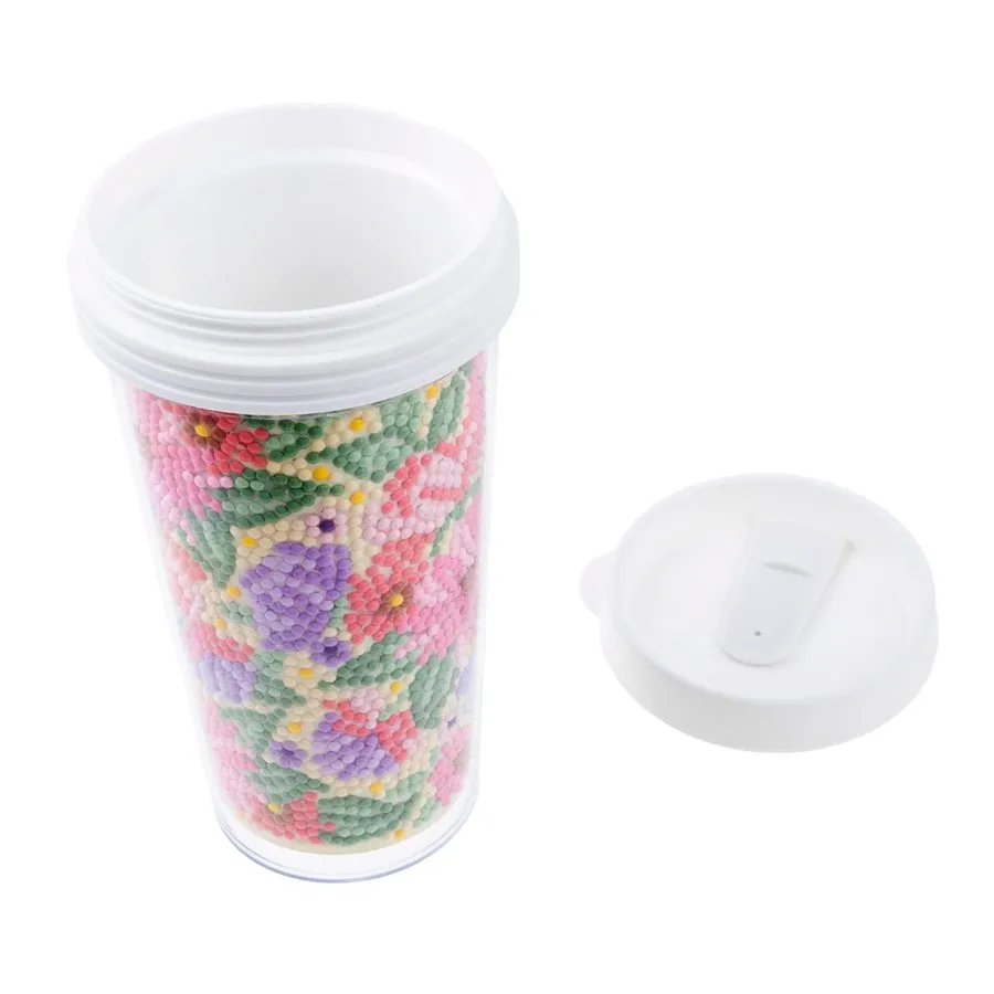 Craft Buddy Crystal Art Floral and Mandala tumbler 2-pack 470 ml