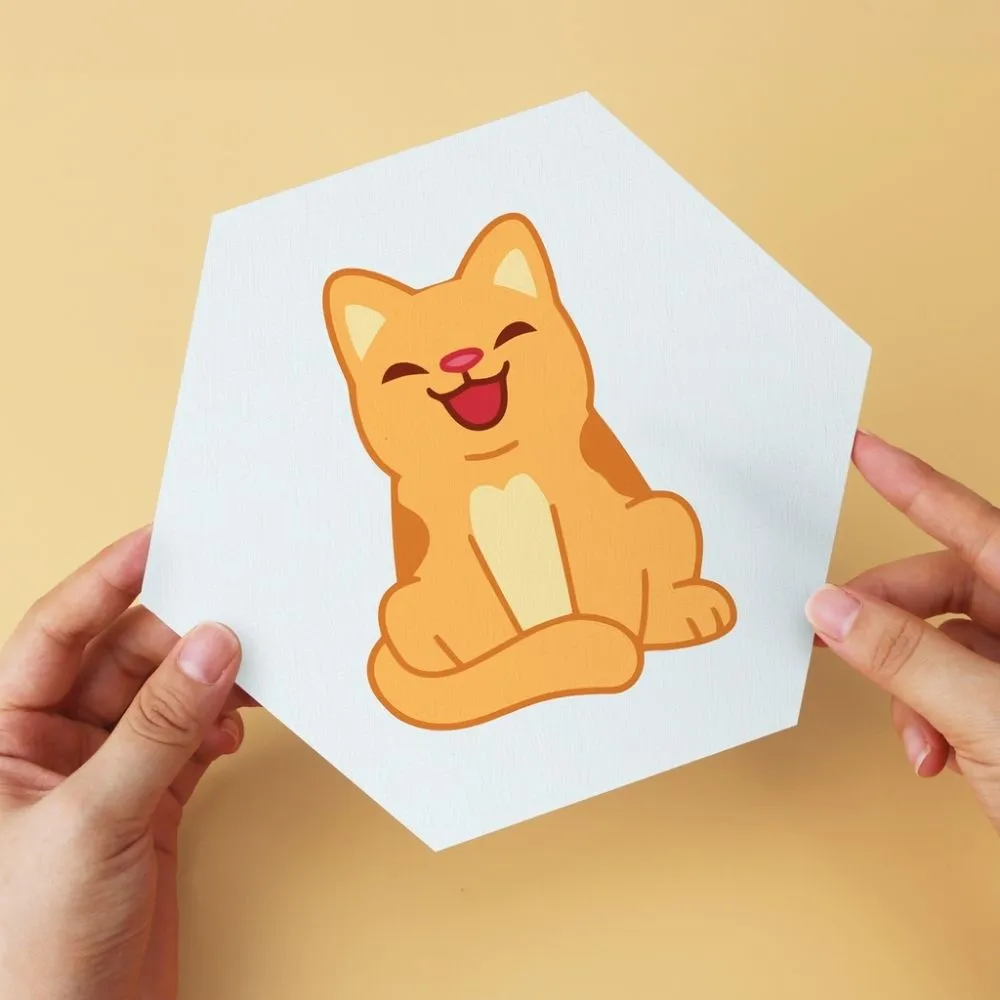 Figured'Art Mini Serie Kleine katten schilderen op nummer 6 stuks 20x17,3cm
