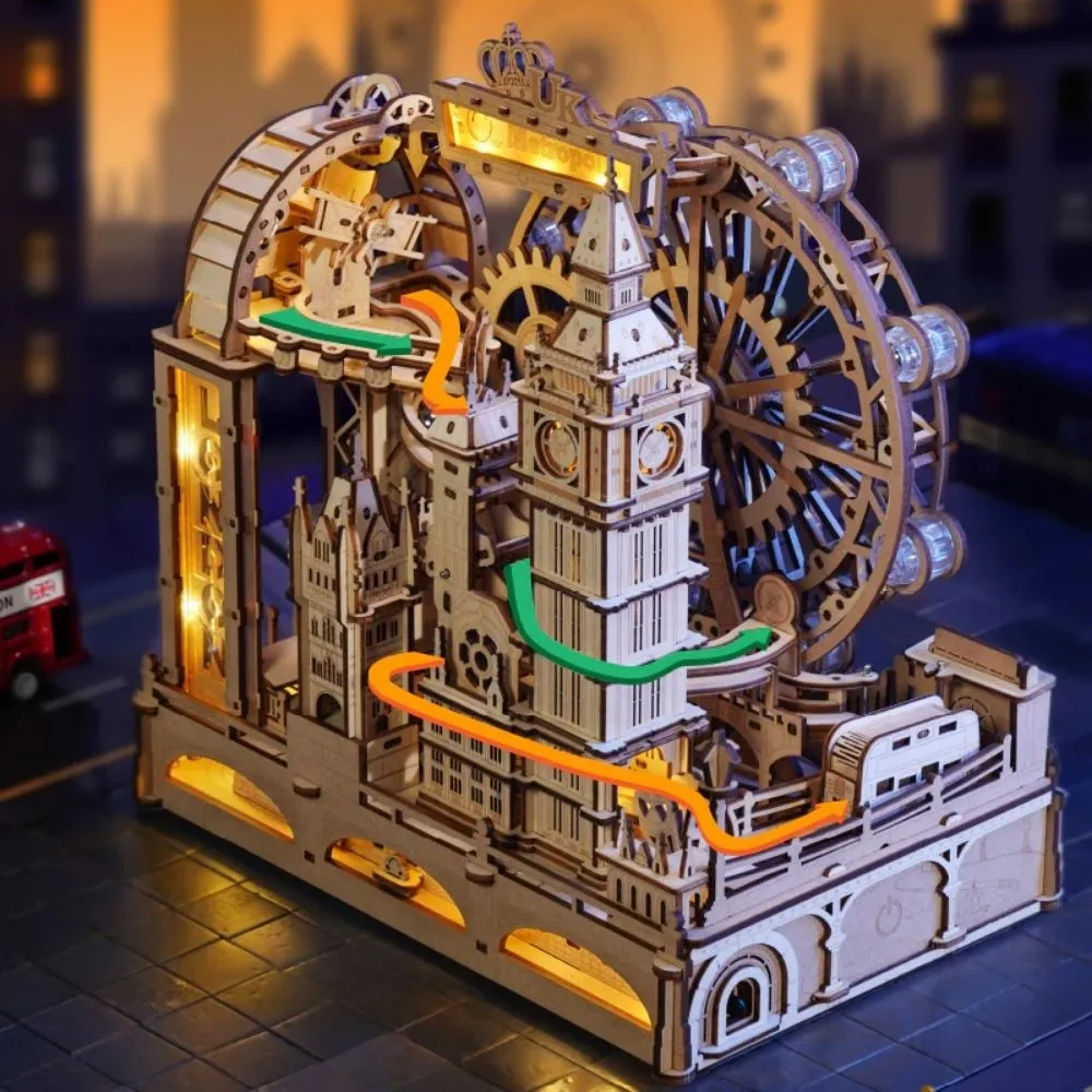 Figured'Art Marmeren reis Londen 3D puzzel knikkerbaan
