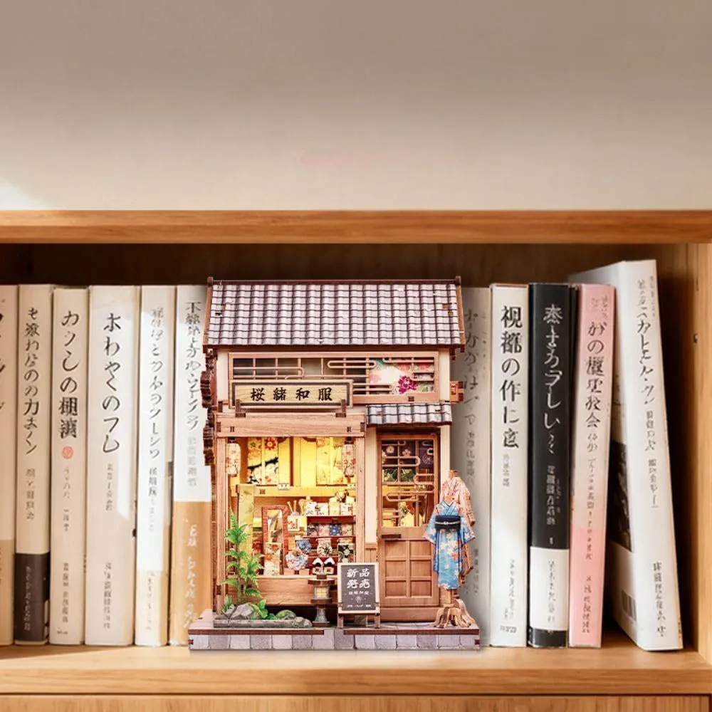 Figured'Art Zijdeatelier van Kyoto book nook bouwpakket 235 delen