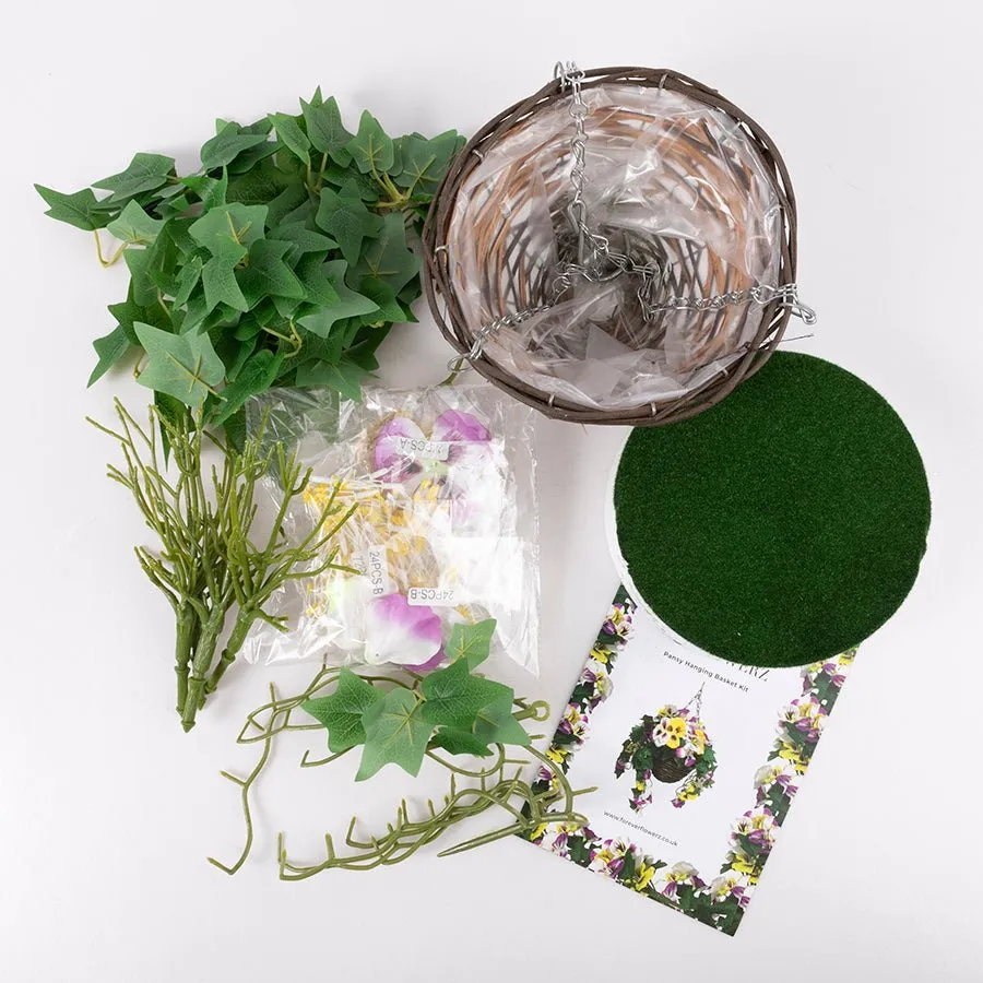 Craft Buddy Forever Flowerz Pansy hangmand kunstbloemen viooltjes