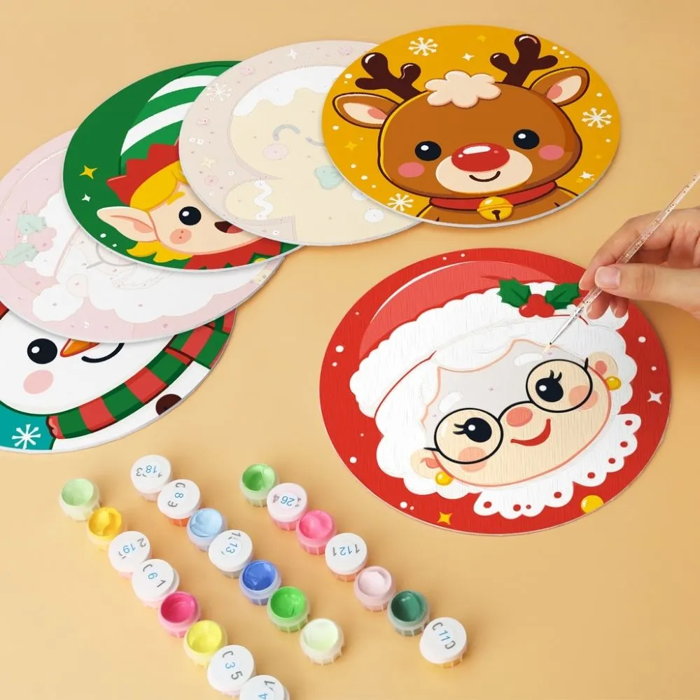 Figured'Art Mini Serie Feestelijke personageset schilderen op nummer Ø20cm