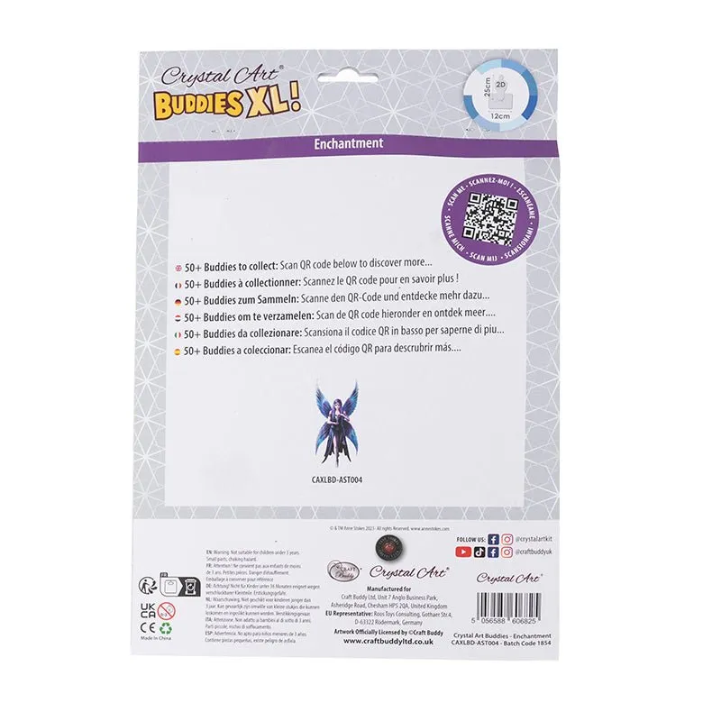 Craft Buddy Crystal Art Buddies XL Enchantment elf 25cm