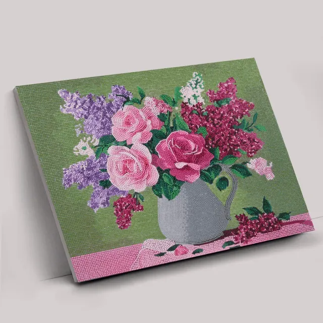 Craft Buddy Crystal Art Rose & Lilac Harmony diamond painting 50x40cm