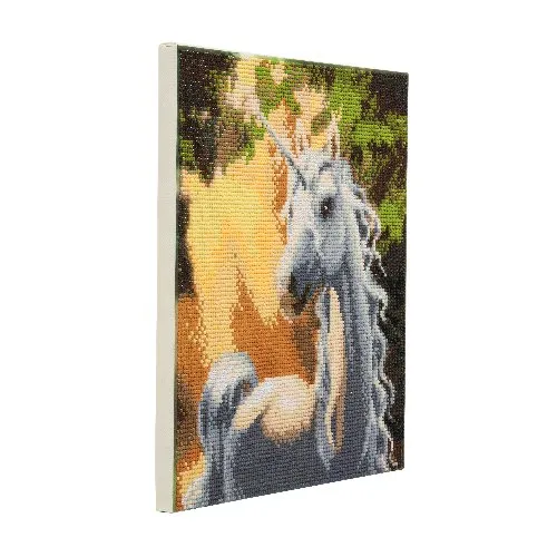 Craft Buddy Crystal Art Sunshine Unicorn diamond painting 30x30cm met frame