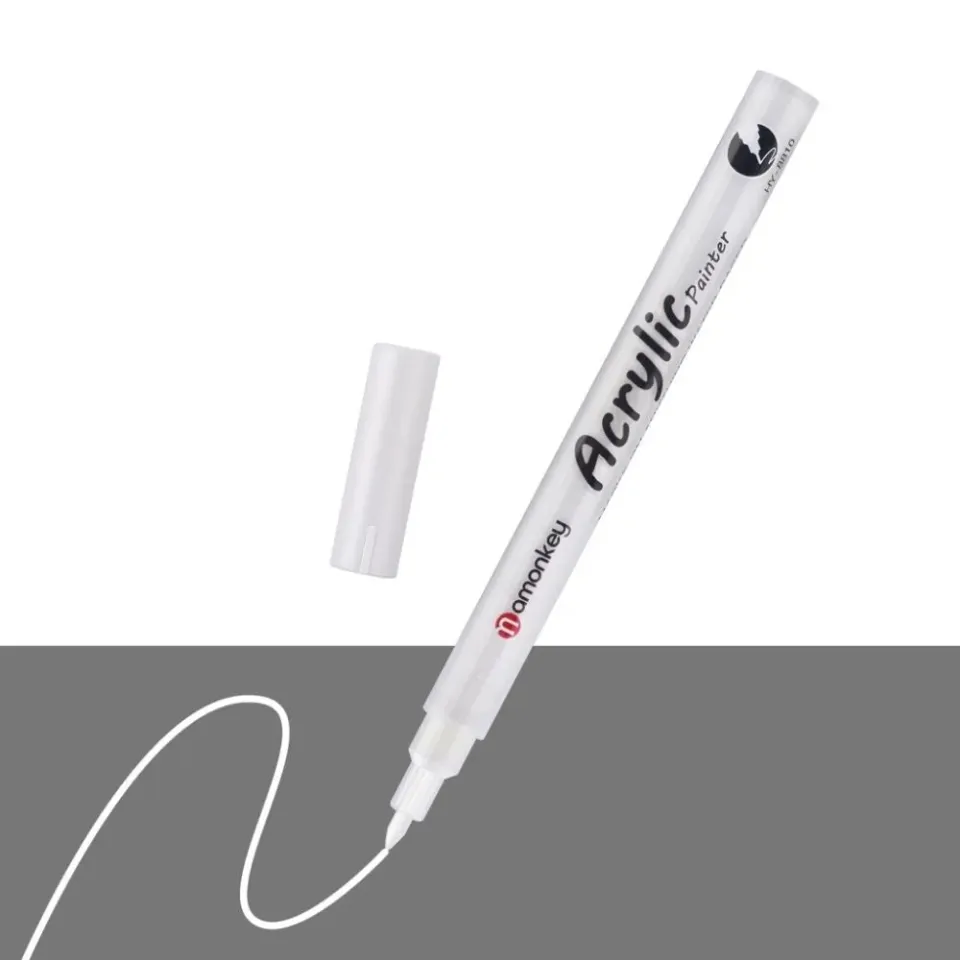 Figured'Art Acrylmarker Wit 0,7 mm voor nummers afdekken