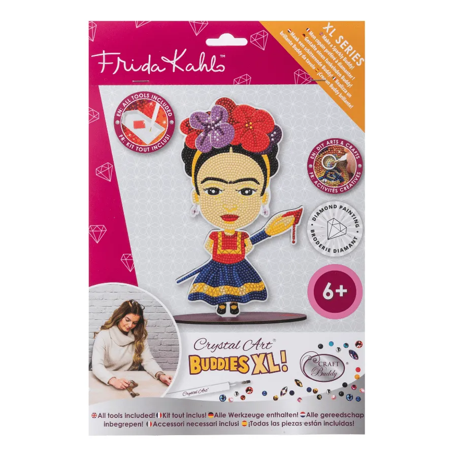 Craft Buddy Crystal Art Buddies Frida Kahlo figuur XL 25 cm
