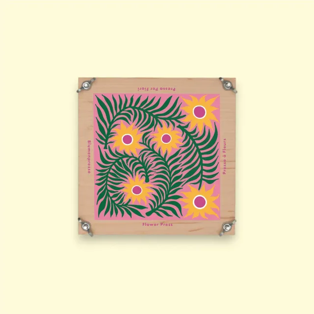 Studio Wald Flower Press Teasel bloemenpers 15x15 cm