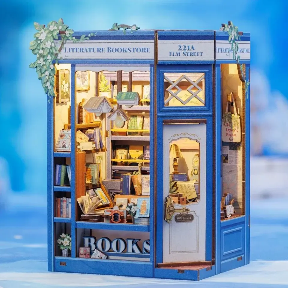 Figured'Art Literatuurboekwinkel book nook 13x10,2x17,9 cm