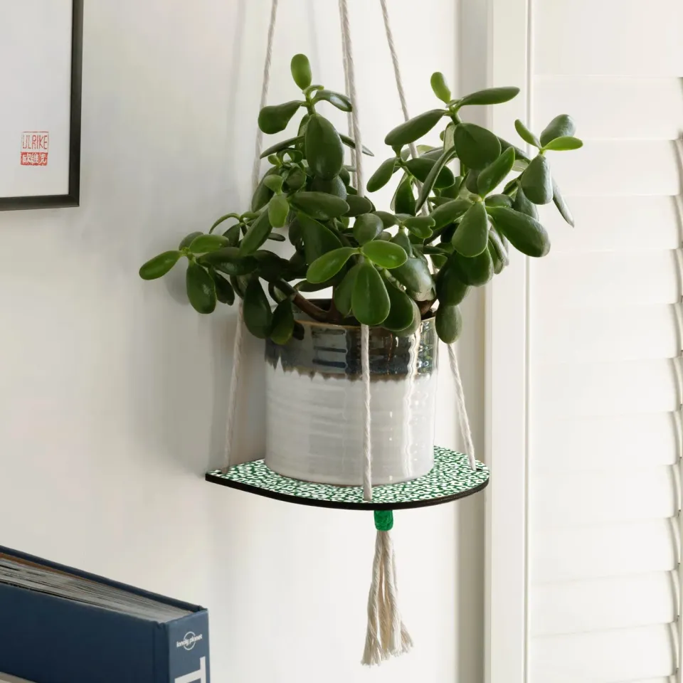 Studio Wald plantenplank hangend bosgroen 20 cm