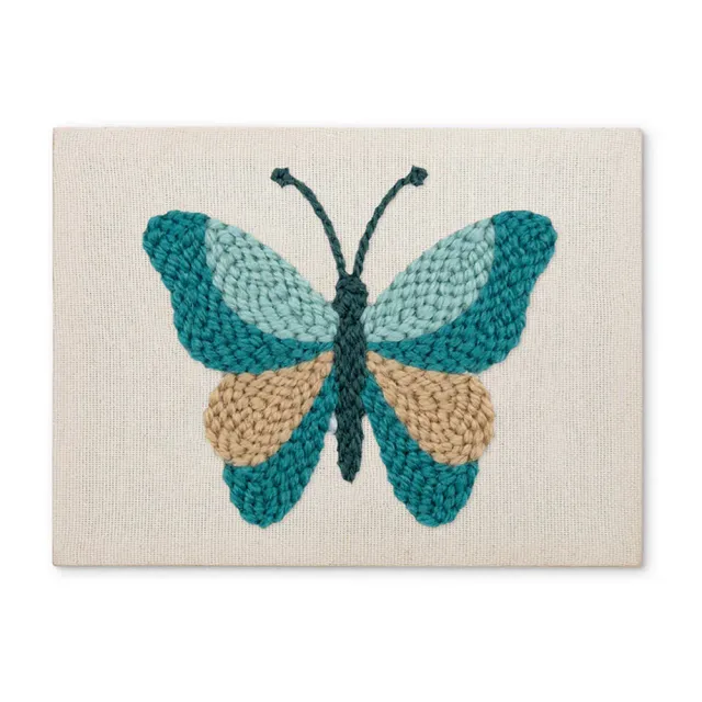 Figured'Art Kleuren in Vlucht punch needle pakket 20x30 cm frame