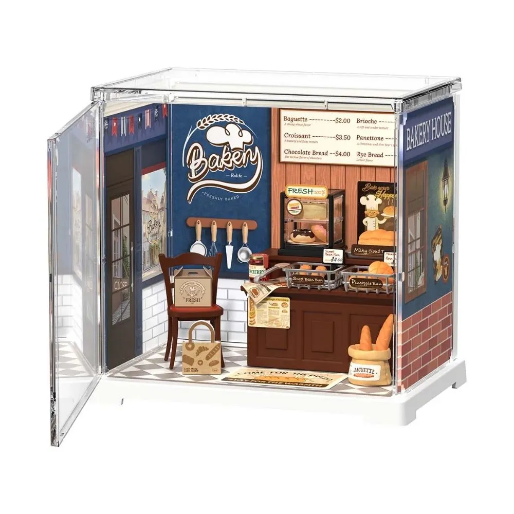 Figured'Art Boterbakkerijhuis miniatuurhuisje 42 stuks bouwpakket