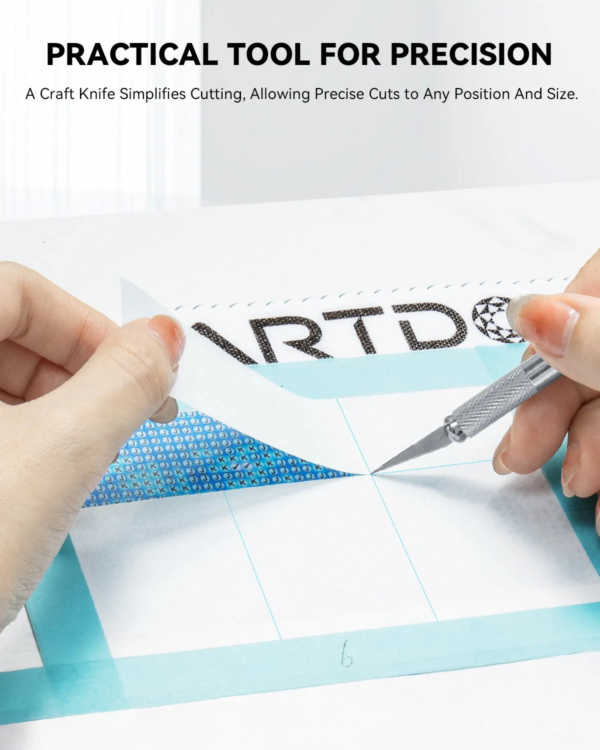 ARTDOT Losspapier diamond painting 200 stuks met tools