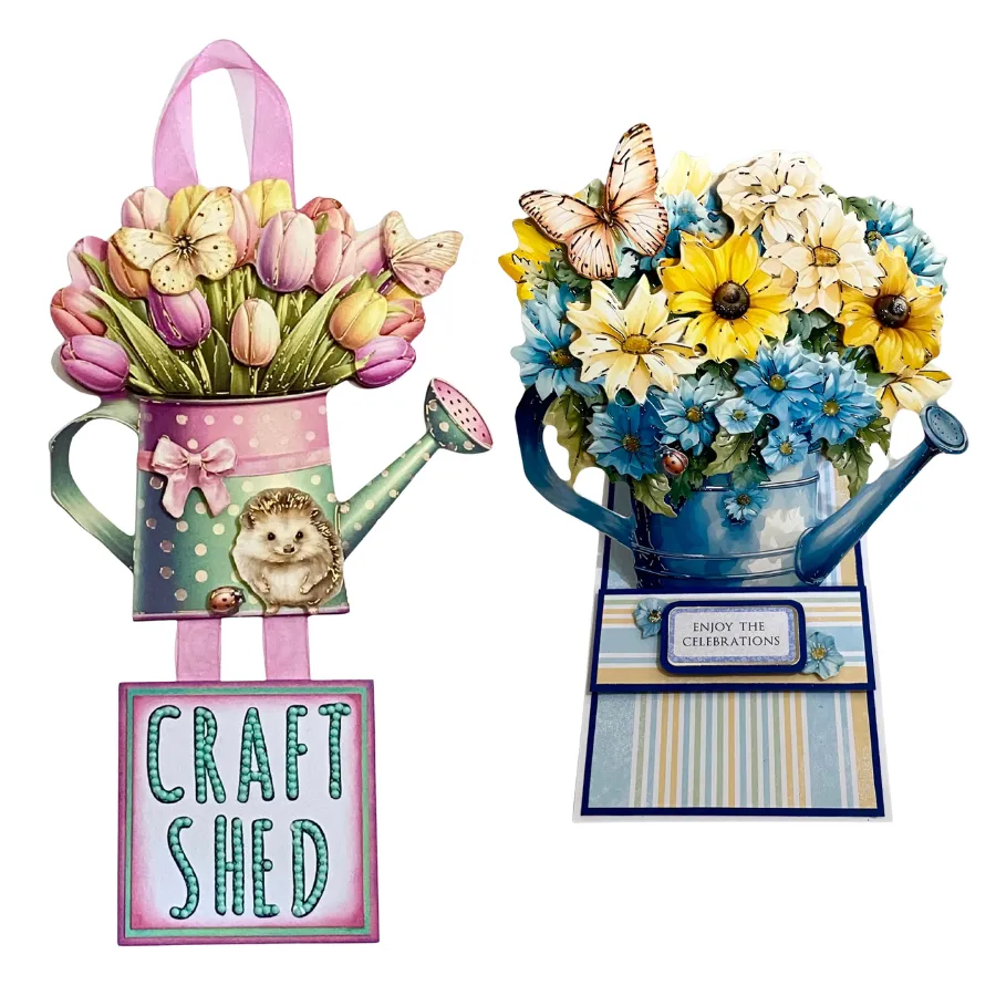 Craft Buddy Sunny Days Watering Can kaartenpakket 16 stuks folie