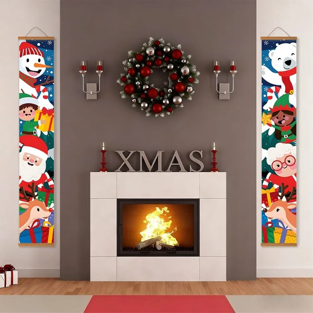 Figured'Art Ijzige Glimlach deur banner schilderen op nummer 20x120 cm