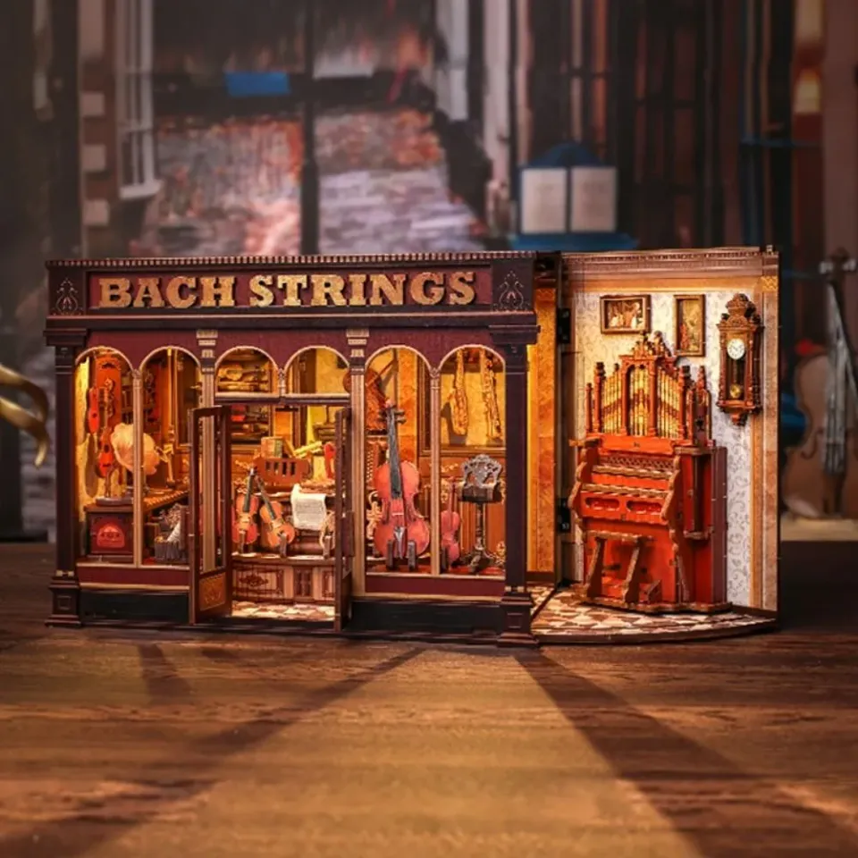Figured'Art Bach Snaren Miniatuurhuisje 285 Delig met LED